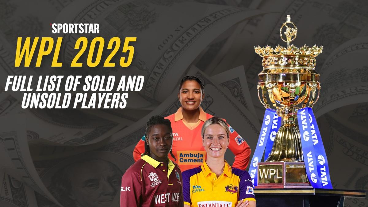 Wpl Auction Live Full List Of Sold And Unsold Players Sportstar